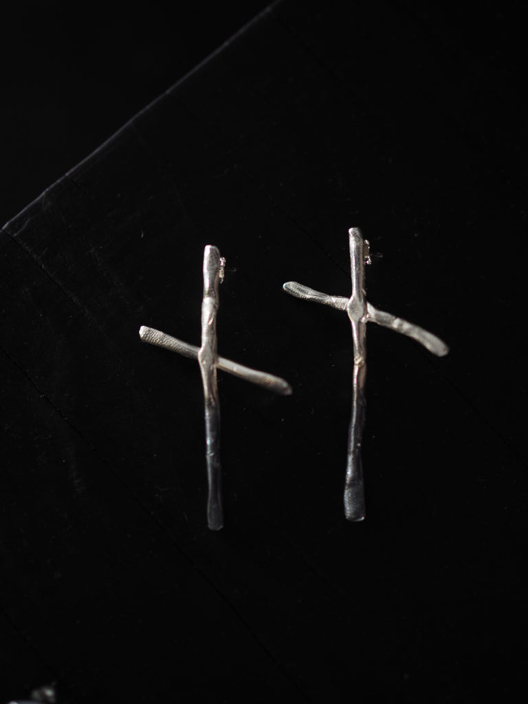 Cross earrings