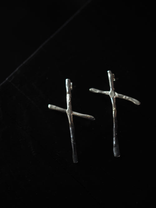 Cross earrings