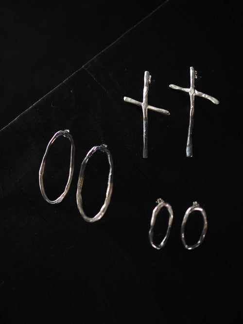 Cross earrings