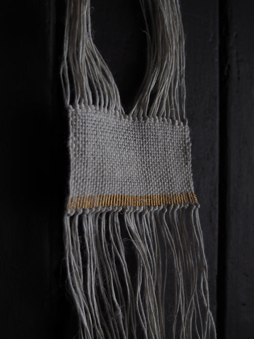 Japanese Linen Necklace / Wall Art, ver.2