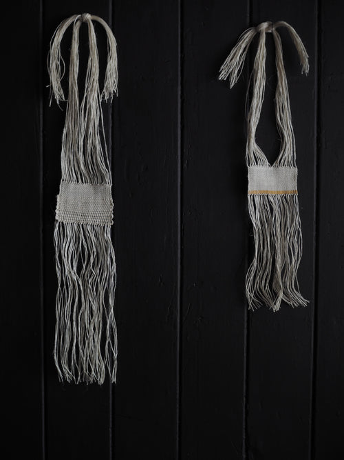 Japanese Linen Necklace / Wall Art, ver.2