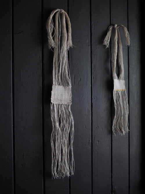 Japanese linen Necklace / Wall Art ,ver.3