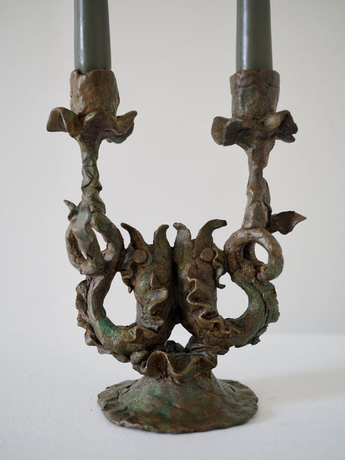 Double Dolphin Candelabra