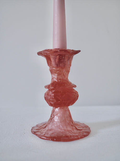 Pinched Rose Candlestick