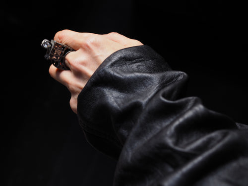 Black Leather Cuffs