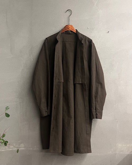 P0904 Yoke Pocket Long Shirt