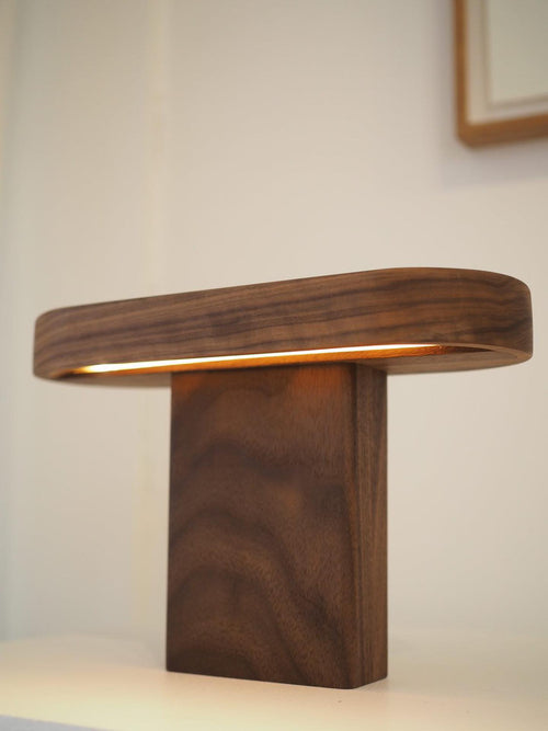 Table Lamp,  Walnut or Mahogany