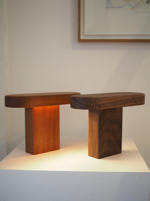 Table Lamp,  Walnut or Mahogany