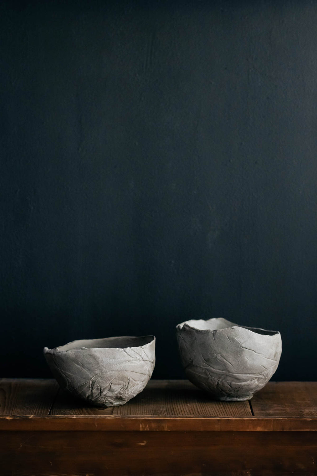 Linen cloth pressed Bowl - large