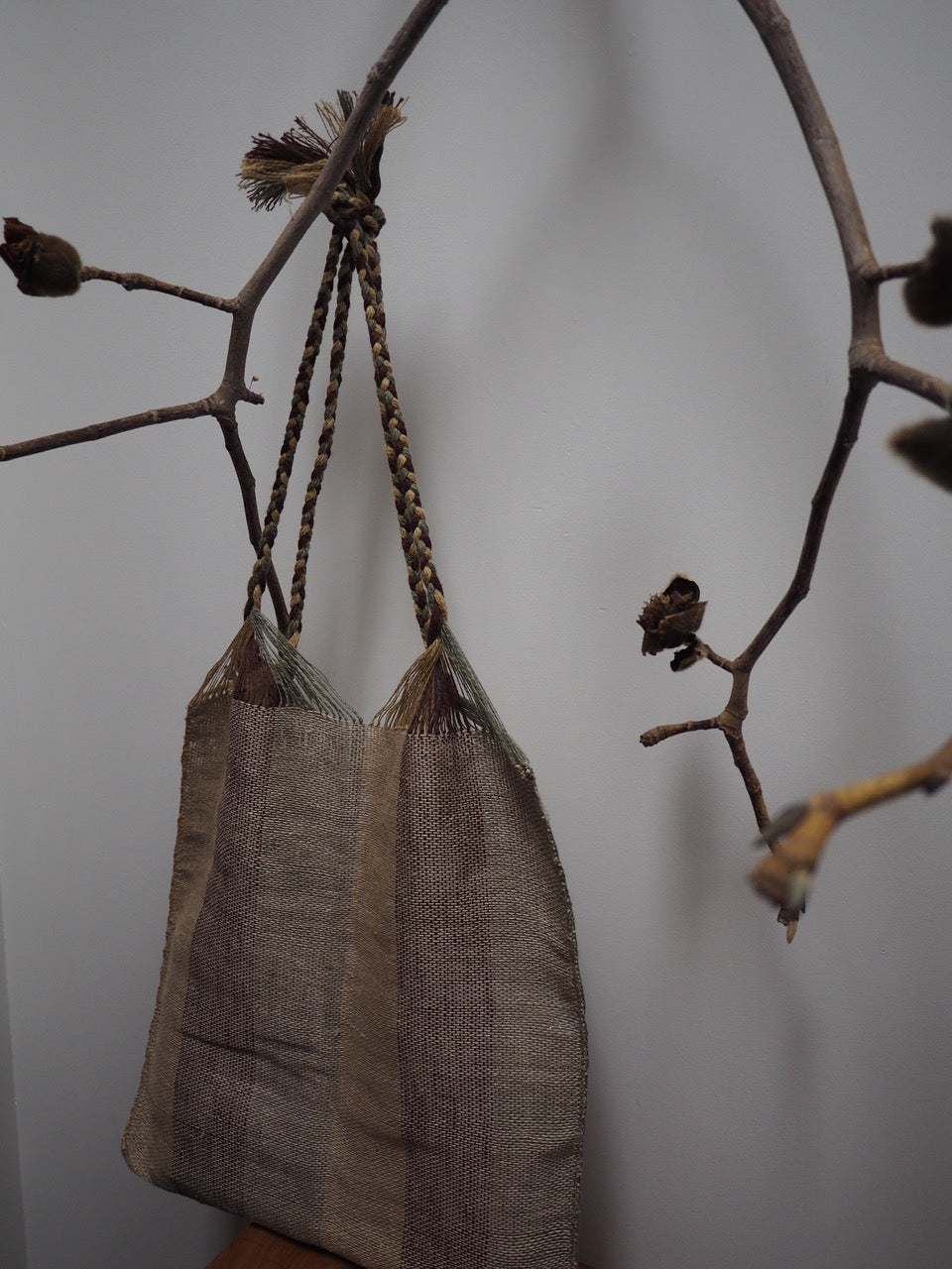 Linen Bag - Anthracite / Custard or Olive / Cocoa / Buff