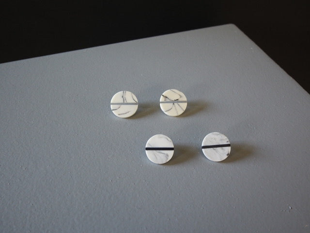 Porcelain Composition Earrings Ver.1