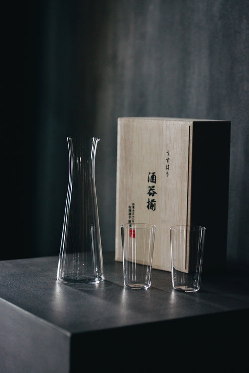 Sake glass set うすはり　酒器揃セット