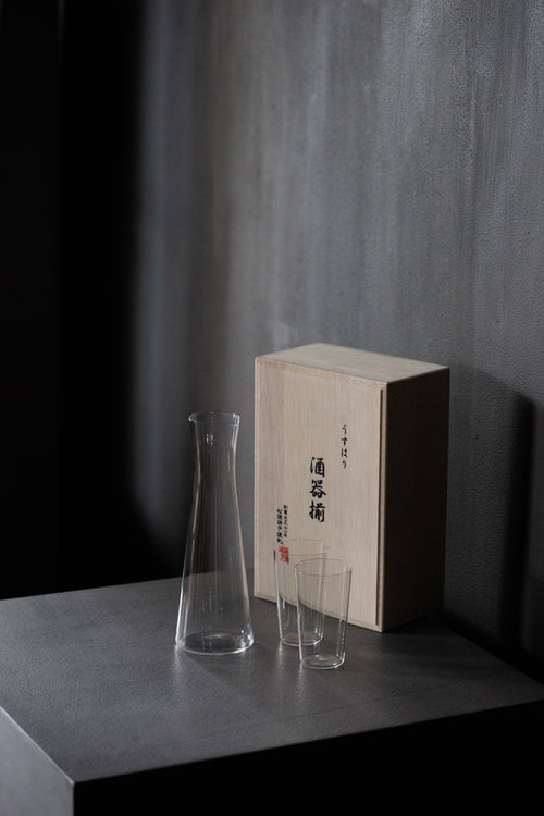 Sake glass set うすはり　酒器揃セット